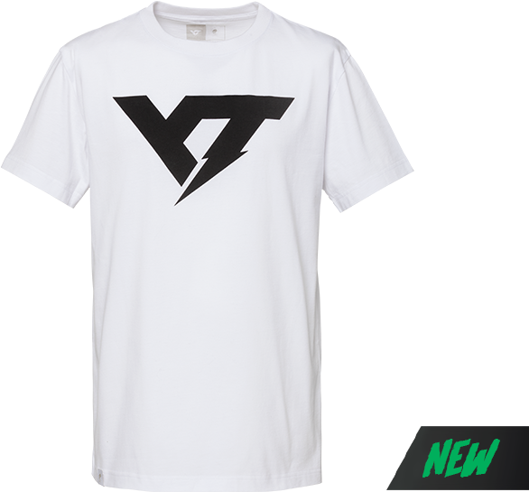 Tee White Freisteller5b155a97dc5d6 Yt Logo Tee - Shirt (704x600), Png Download
