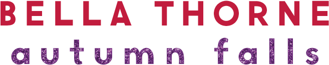 Bella Thorne Talks About Her Debut Novel, Autumn Falls - Autumn Falls Bella Thorne (990x233), Png Download