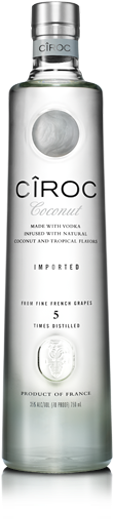 Ciroc Coconut 750ml - Coconut Ciroc Vodka (400x532), Png Download