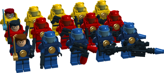 Unless You Are Playing An Alternate Version Of Starquest/space - Lego Warhammer 40k Space Marine (563x250), Png Download