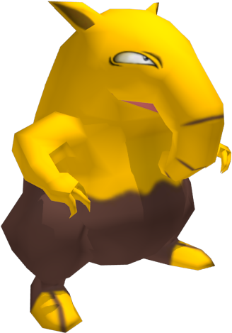 Download Zip Archive - Drowzee 3d Model (750x650), Png Download