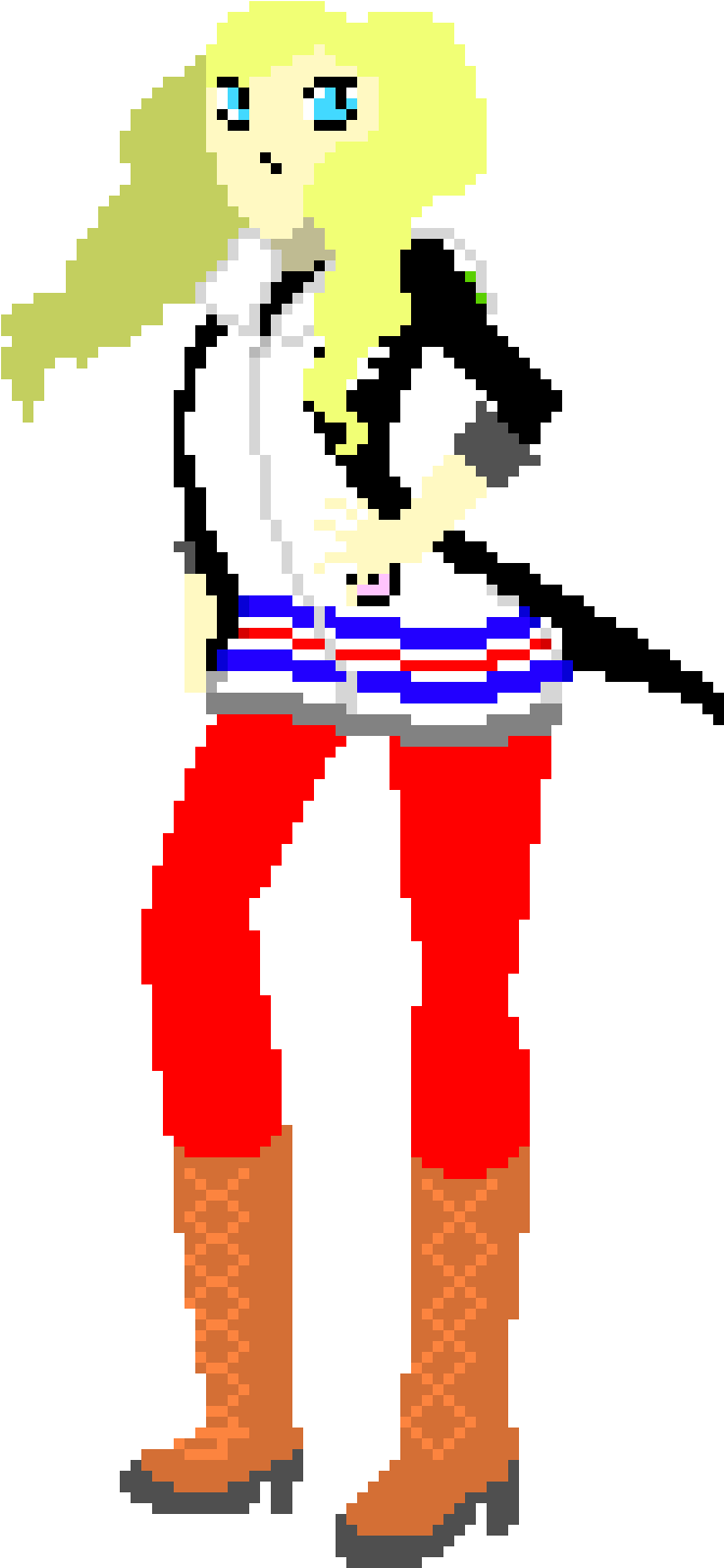 Ann Takamaki - Pixel Art (740x1570), Png Download