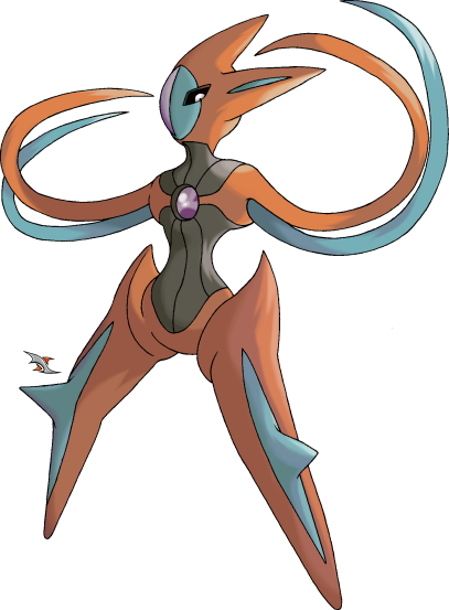Deoxys Attack Forme By Xous54 - Pokemon Deoxys Attack Form (407x553), Png Download