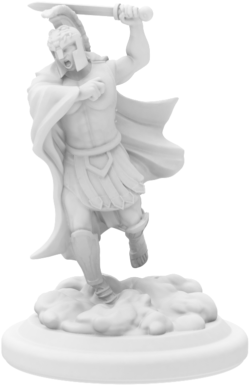 Ares-resin Ares Render (1000x1000), Png Download