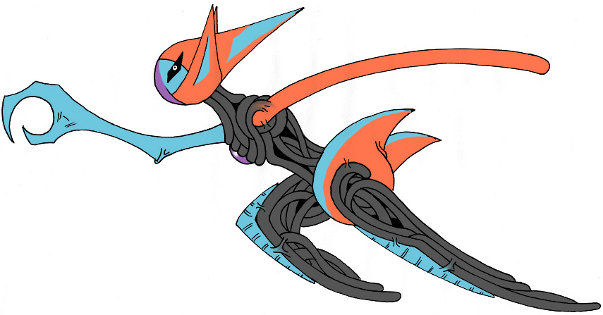 Blogg De Super Warioma - Mega Deoxys Speed Form (855x447), Png Download