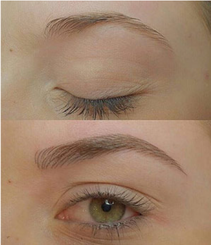 Previous - Light Brown Microblading Eyebrows (640x480), Png Download