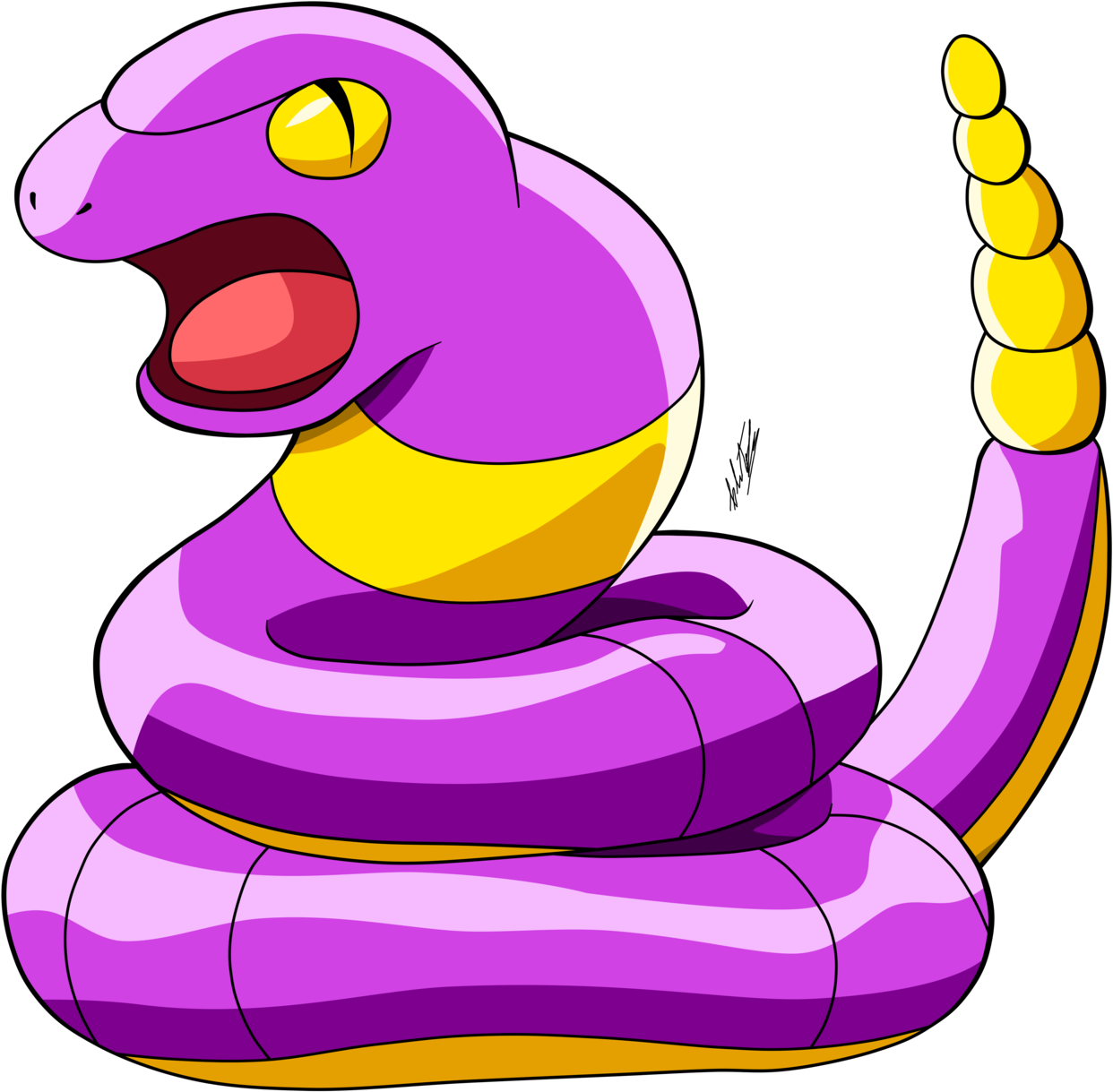 Ekans - Ekans Pokemon Hd (1600x1524), Png Download