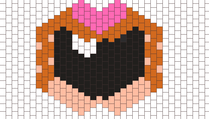 Uncle Grandpa Mask Bead Pattern - Bead (728x417), Png Download