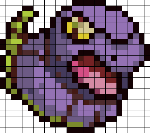 Ekans Trozei Perler Bead Pattern / Bead Sprite - Bead (568x505), Png Download