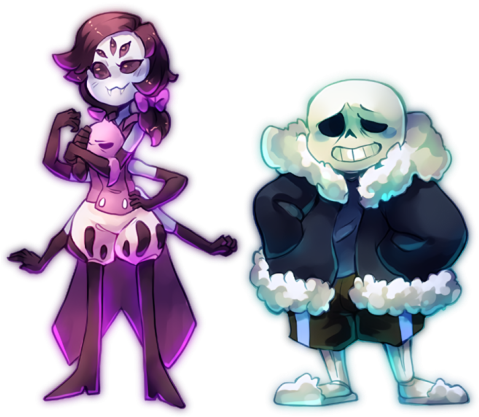 “ Commission For Pc-doodle Monofell Muffet And Monofell - Monofell Muffet (500x425), Png Download