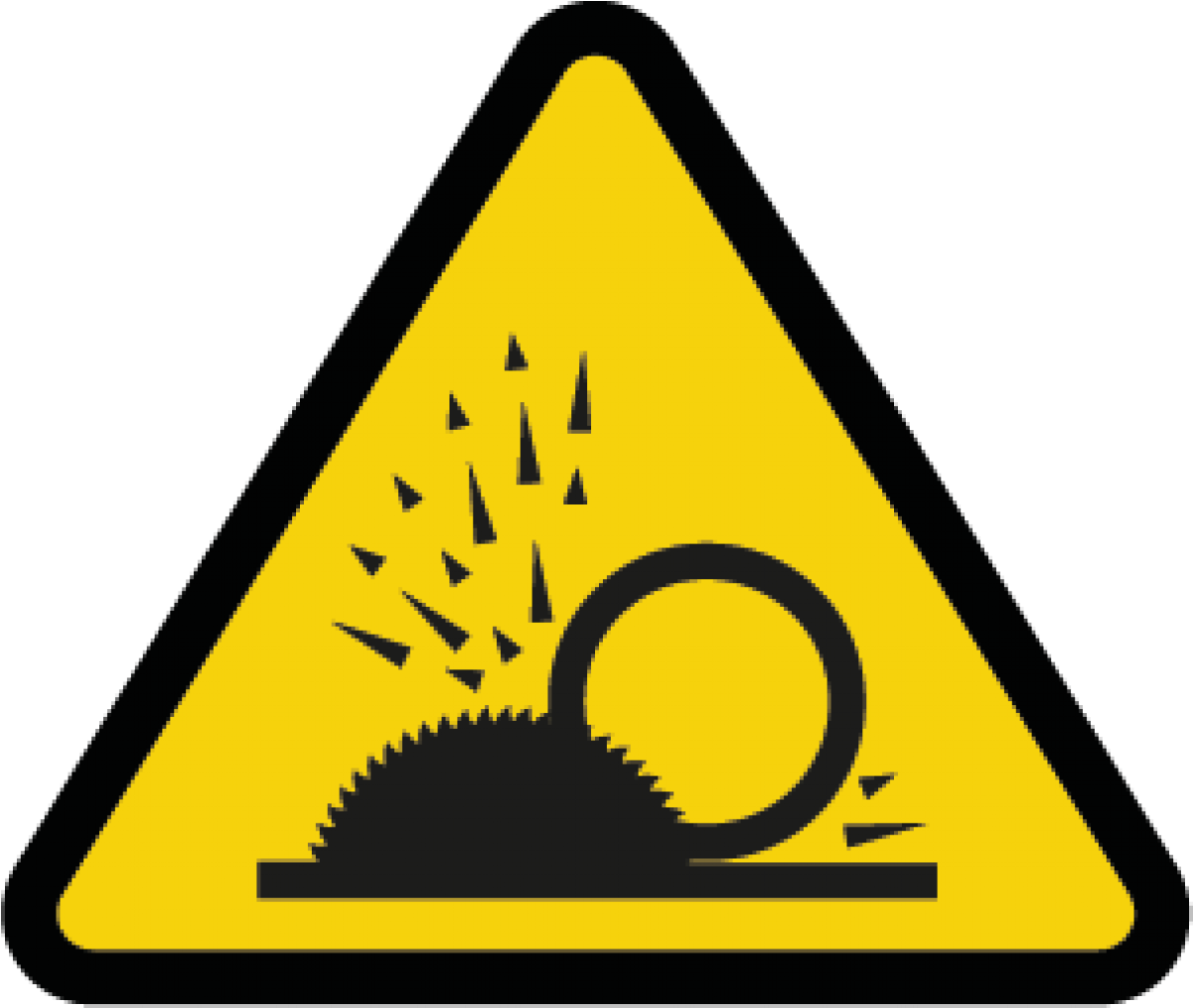 Peligro Proyeccion De Particulas - Segnale Esplosione (1200x1200), Png Download