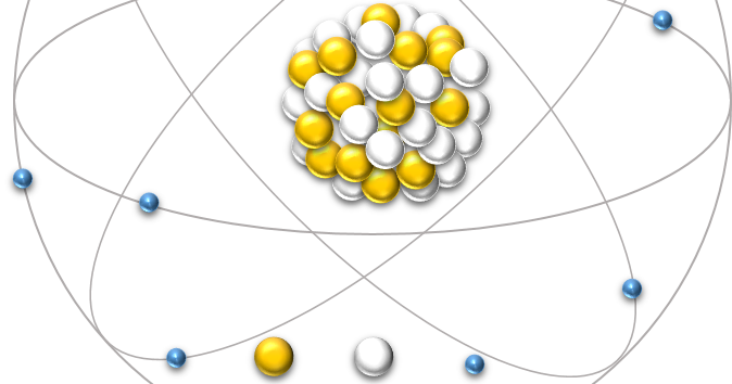 Particulas Subatomicas Dibujo (674x354), Png Download
