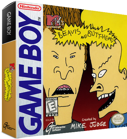Beavis And Butt-head - Gameboy Case For Gameboy (417x461), Png Download