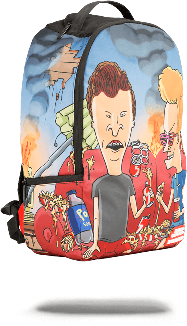 Beavis & Butthead Couch - Beavis And Butthead Sprayground (960x1225), Png Download