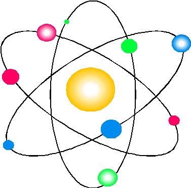 El Modelo De Particulas Es El Nombre Que Le Da La Ciencia - Atom (400x370), Png Download