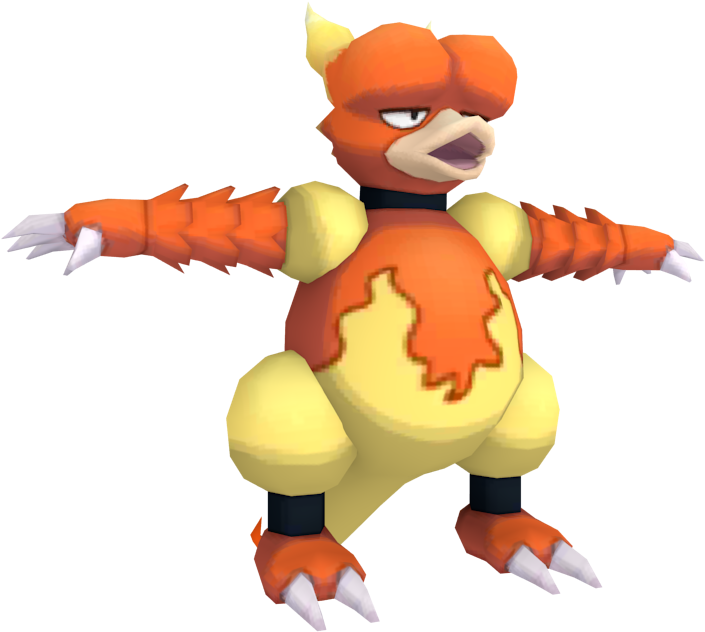 Download Zip Archive - Pokemon Magmar Models (750x650), Png Download