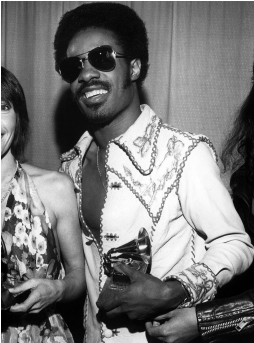 020212 Music African American Album Of The Year - Stevie Wonder Grammy 1974 (608x342), Png Download