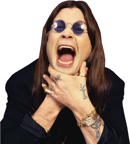 Ozzy Osbourne (559x613), Png Download