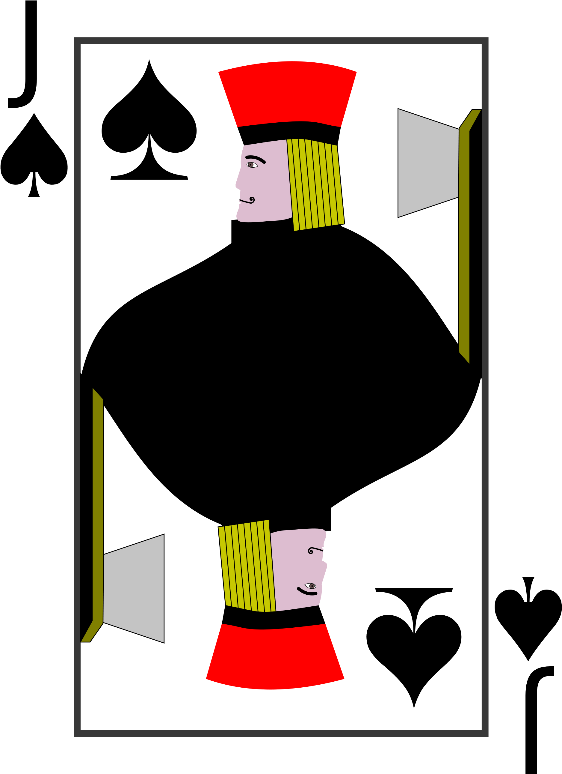 Download King Of Spades Art J Of Spade Card PNG Image with No