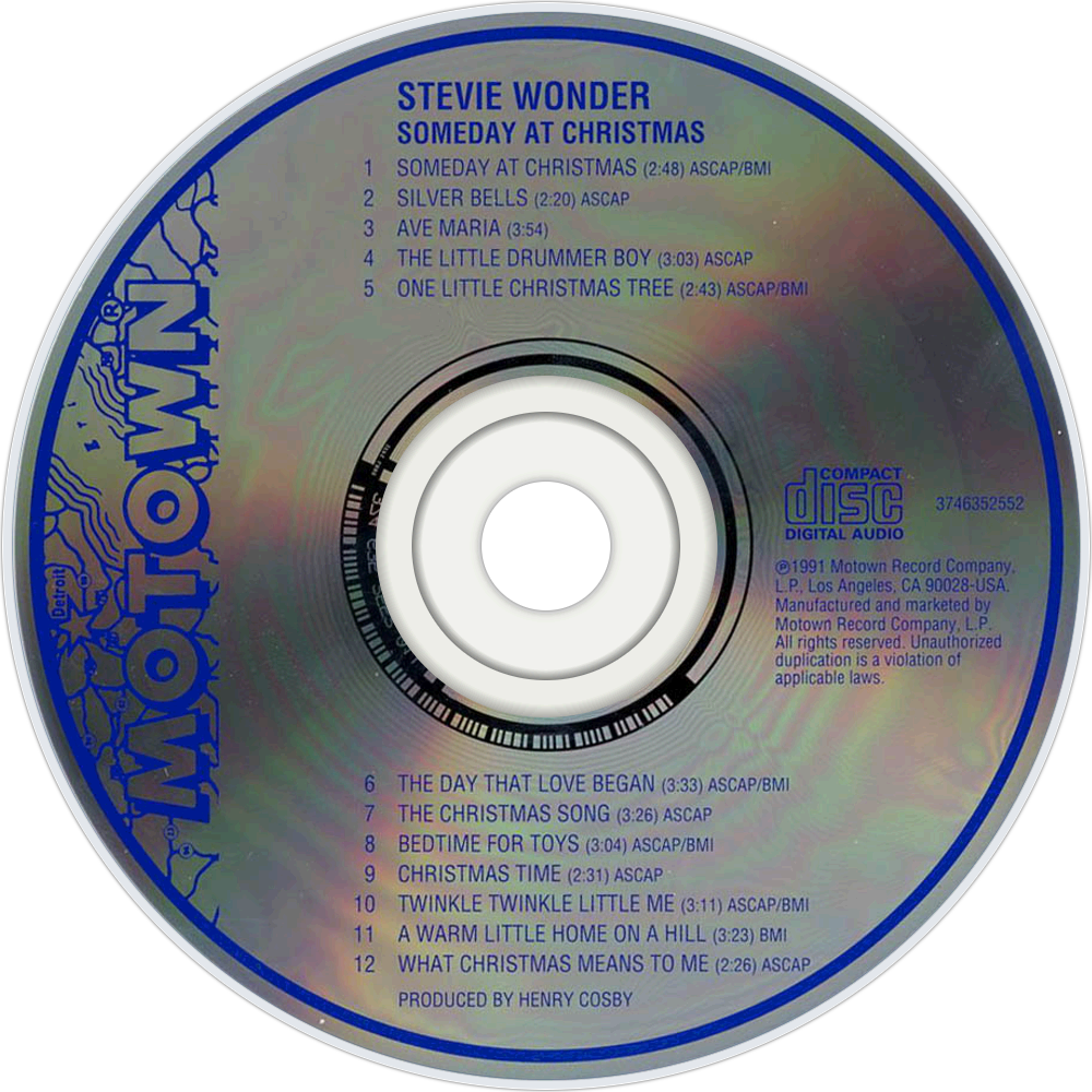 Stevie Wonder Christmas Album (1000x1000), Png Download