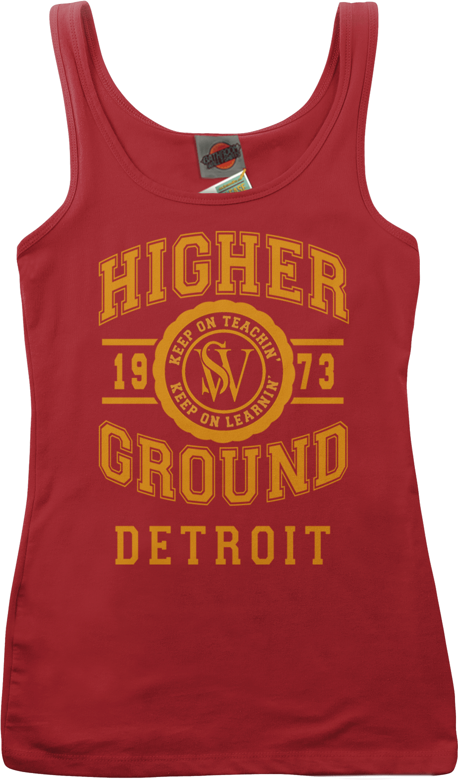 Stevie Wonder Inspired Higher Ground T-shirt - Active Tank (1000x1625), Png Download