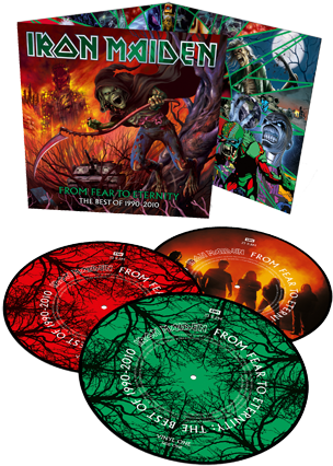 Fear To Eternity: The Best Of 1990-2010 - Iron Maiden (350x429), Png Download