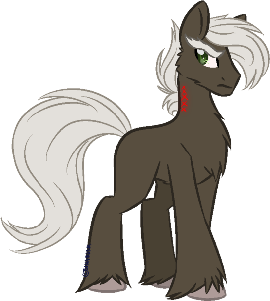 #1870036 - Antagonist, Artist - Sinamuna, Au - Equuis, - Cartoon (600x640), Png Download
