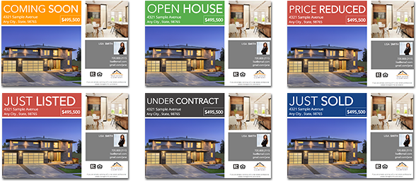 This Announcement Has A Variety Of Header Options Including - Real Estate Price Reduction Ad (600x337), Png Download