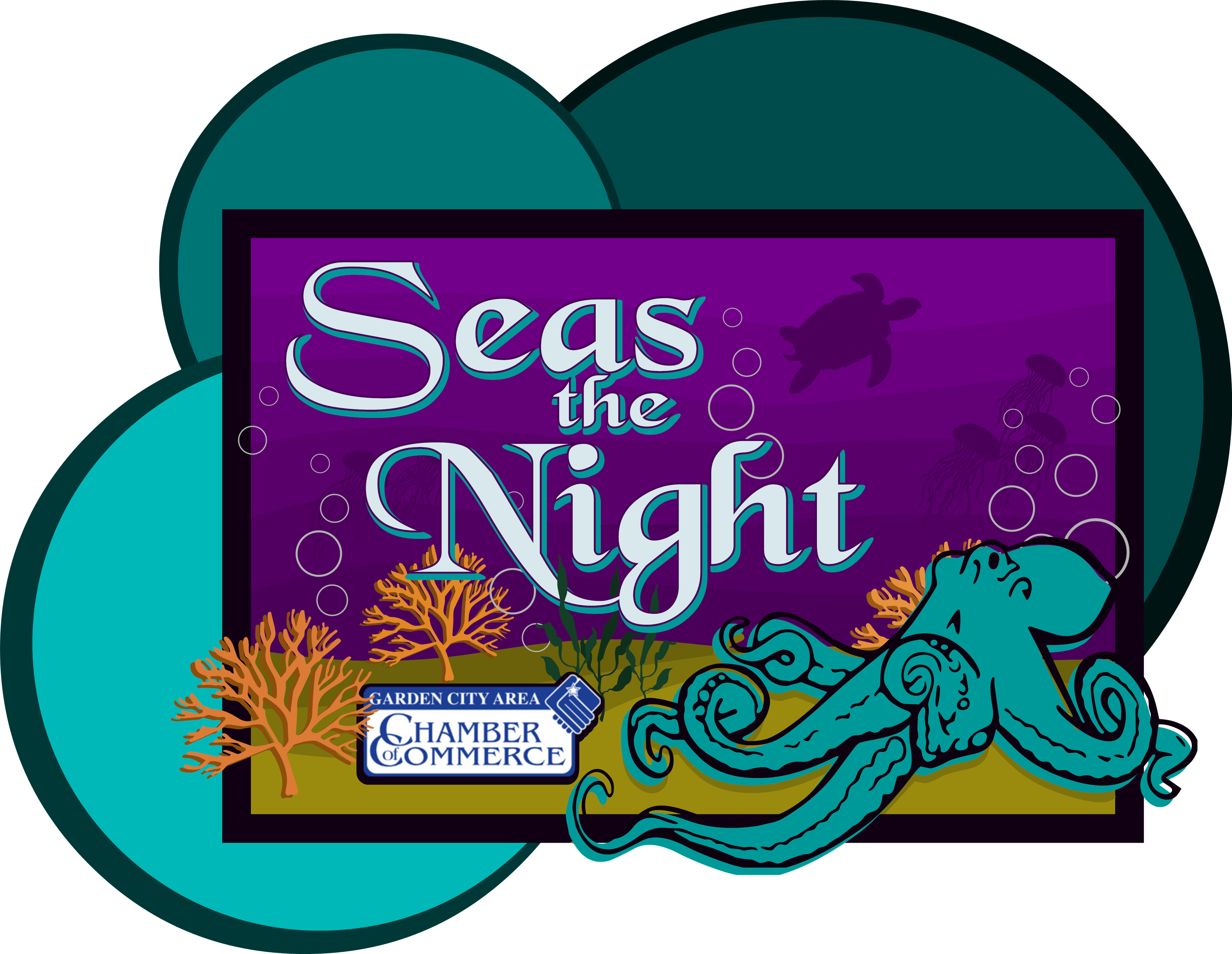 Mark Your Calendars For The 13th Annual Garden City - Stickalz Llc Octopus Vinyl Wall Art Decal Sticker (4238x3282), Png Download
