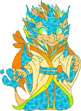 Here's My Lovely Squishy Dragon, Menhit She's A Single - Illustration (323x400), Png Download