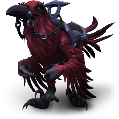 Bloodmoon Raven Runner - Action Figure (479x476), Png Download