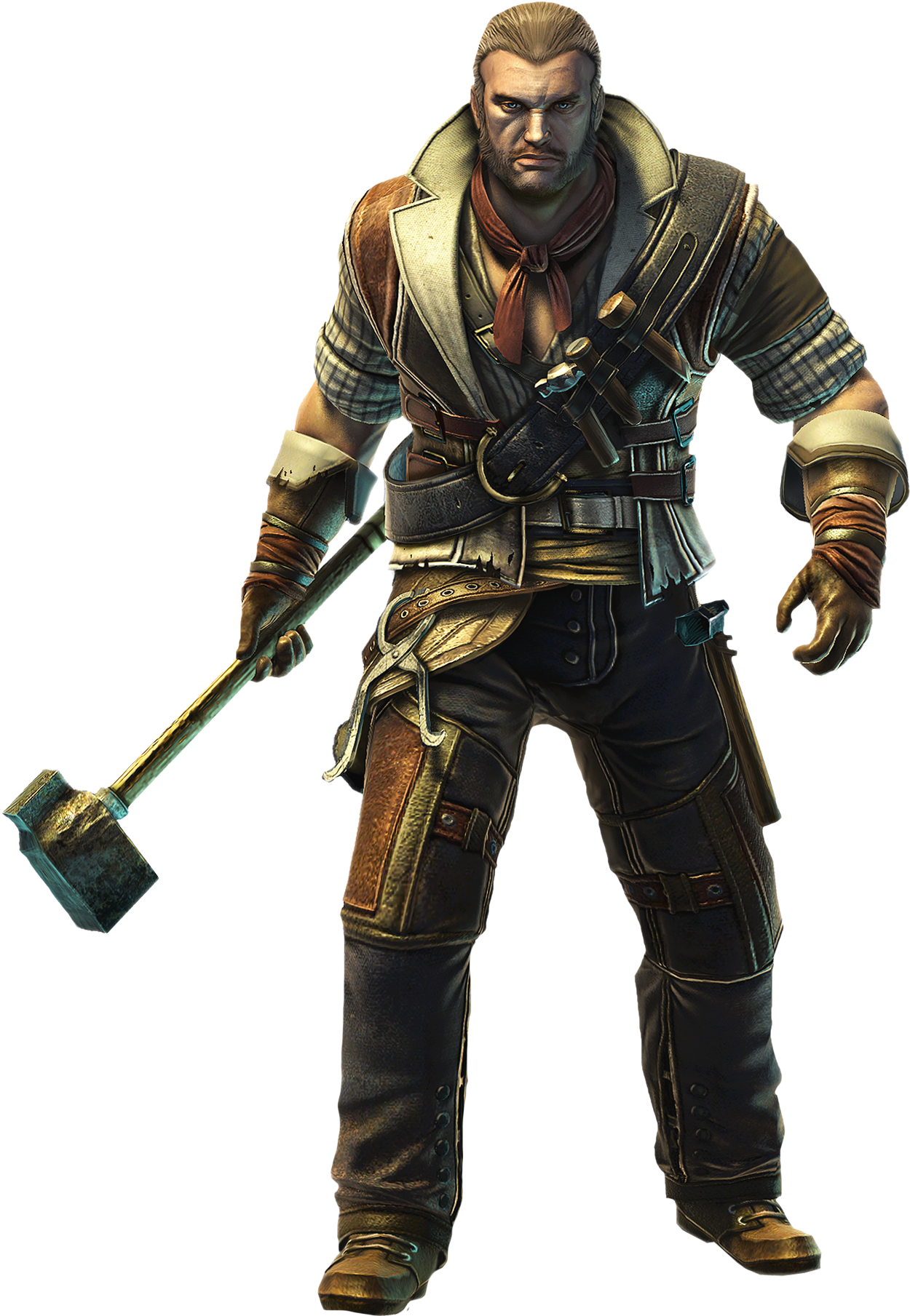 The Carpenter - Kobold Suikoden (1350x1914), Png Download