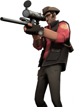 Tf2 Sniper - Google Search - Sniper Tf2 (300x435), Png Download