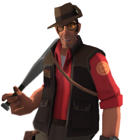 The Sniper - Figurine (403x452), Png Download