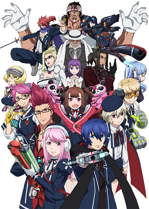 [float Right] Gunslinger Stratos Animation Characters2 - Gunslinger Stratos (500x700), Png Download