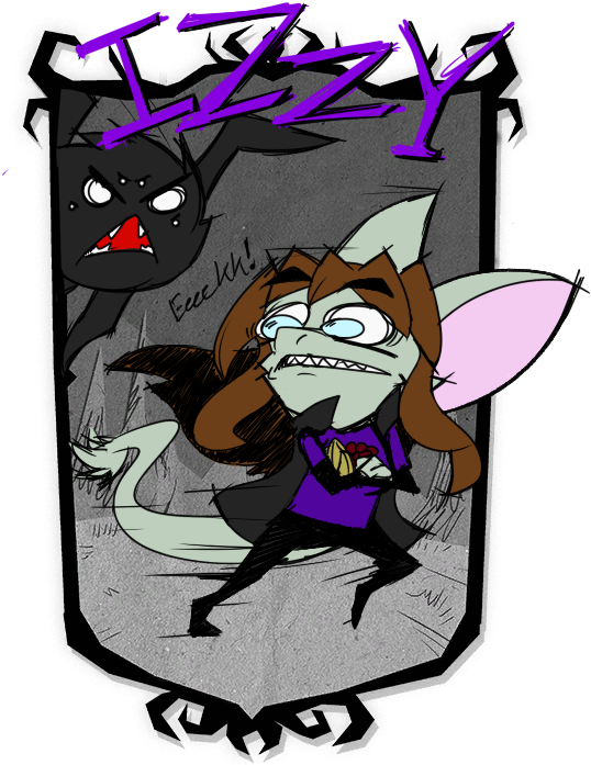 Dont Starve With The Girl Mouse Friend - Dont Starve Character Template (560x720), Png Download