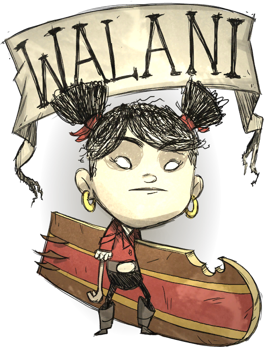 Walani Don T Starve Together (518x679), Png Download