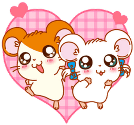 Photo - Hamtaro Stickers (530x468), Png Download
