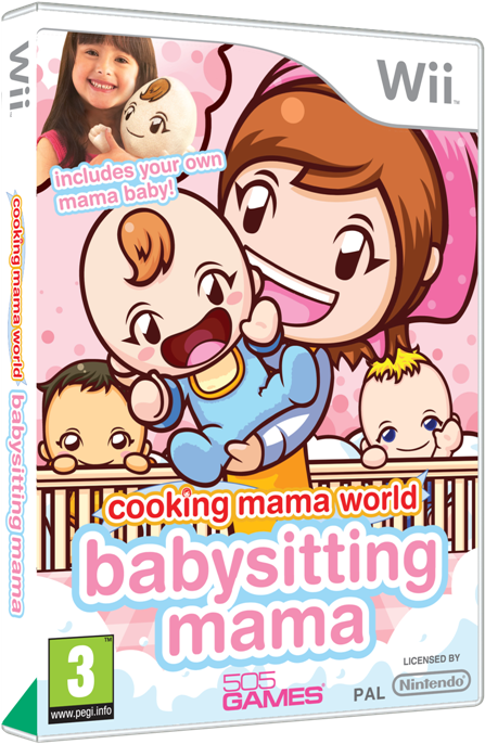 Big Was Fascinated - Cooking Mama World: Babysitting Mama - Wii (561x768), Png Download
