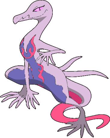 Shiny Salazzle Sm - Wiki (367x460), Png Download