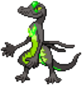 Radioactive Salazzle - Alola (420x420), Png Download