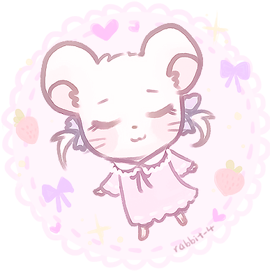 Hamtaro Bijou Hamham Hamtaro Art Cute Hamster Doodle - Love White Bridal Wedding Party Decor Bunting Garland (750x400), Png Download