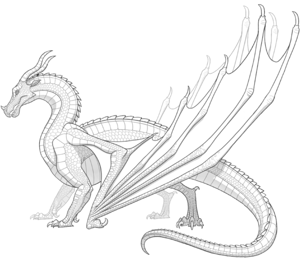 Skywings Are One Of The Seven Dragon Tribes Of Pyrrhia, - Wings Of Fire Skywing (600x520), Png Download