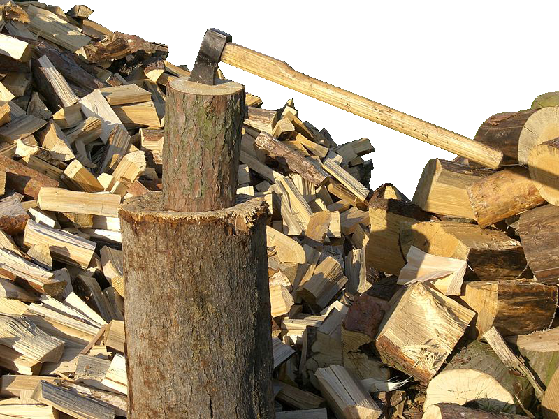 Firewood We Want Your Trees - Wood Chopping (800x600), Png Download