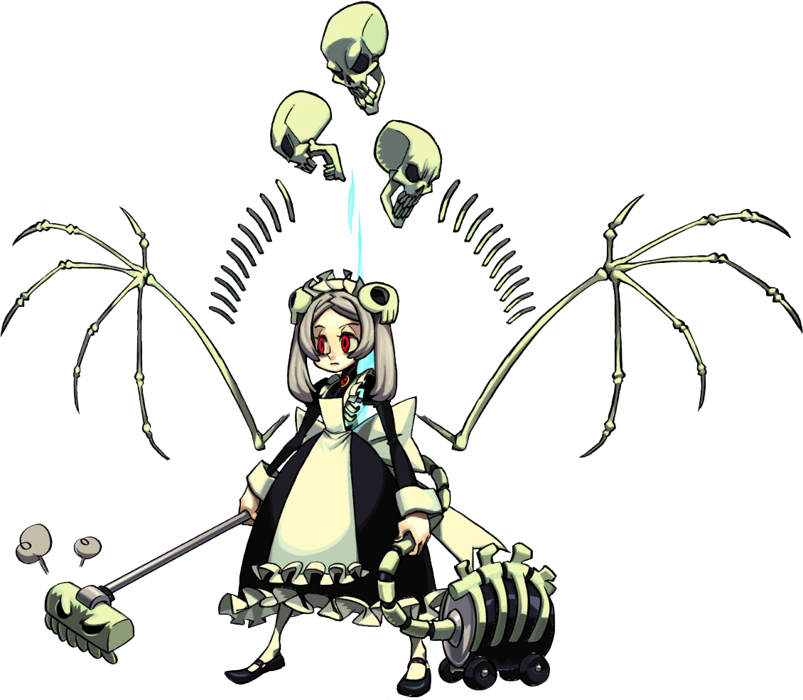 Marie Skullgirls (1130x985), Png Download