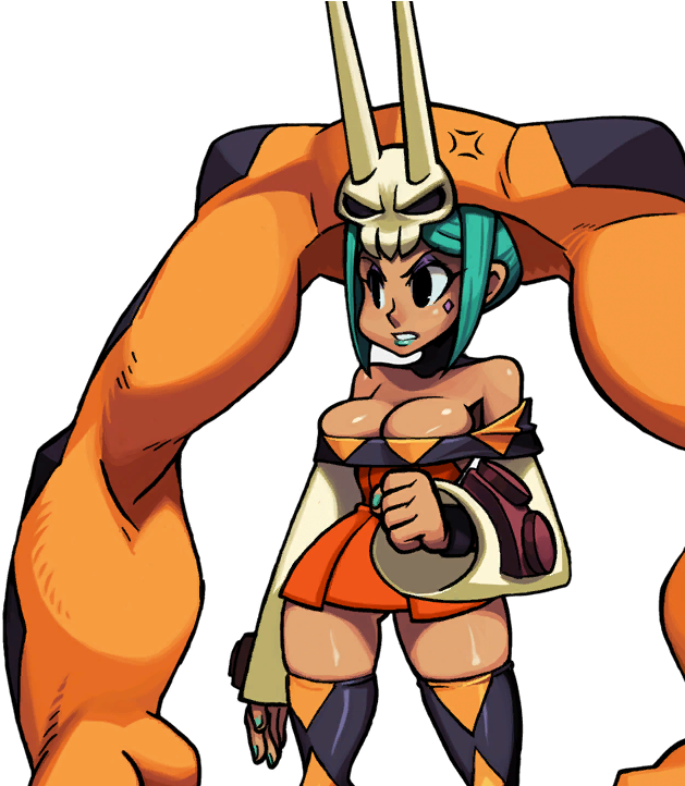 Skullgirls Images Cerebella Sprite Hd Wallpaper And - Skullgirls Filia (640x721), Png Download