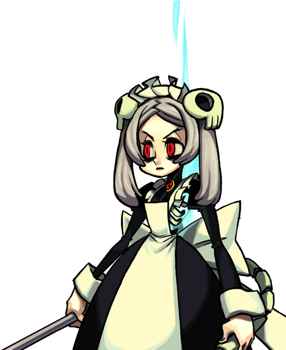Skullgirls Marie (500x536), Png Download