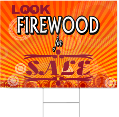 Firewood For Sale Sign - Fall Sale Signs (450x450), Png Download