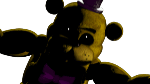 Enjoy The Spooky Jumpscare From The Series Most Mysterious - Ultimate Custom Night Fredbear (480x270), Png Download