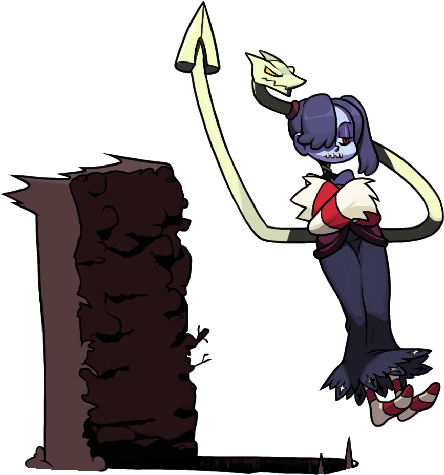 Skullgirls Squigly Png (867x927), Png Download
